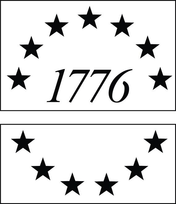 1776 Flag Stencil 13 Star Union Betsy Ross Flag Stars Etsy 1776-flag-stencil-13-star-union-betsy-ross-flag-stars-etsy