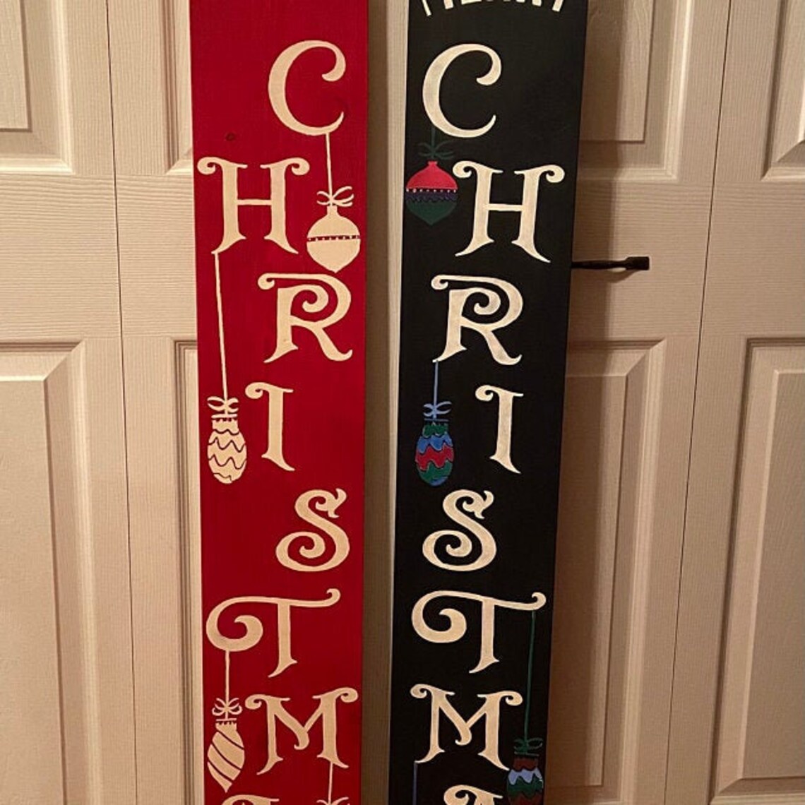 Merry Christmas Porch Stencil For Wood Sign Reuseable Etsy