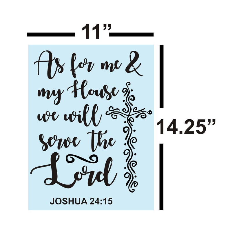 Sign Painting As for me and my house we will serve the Lord Etsy