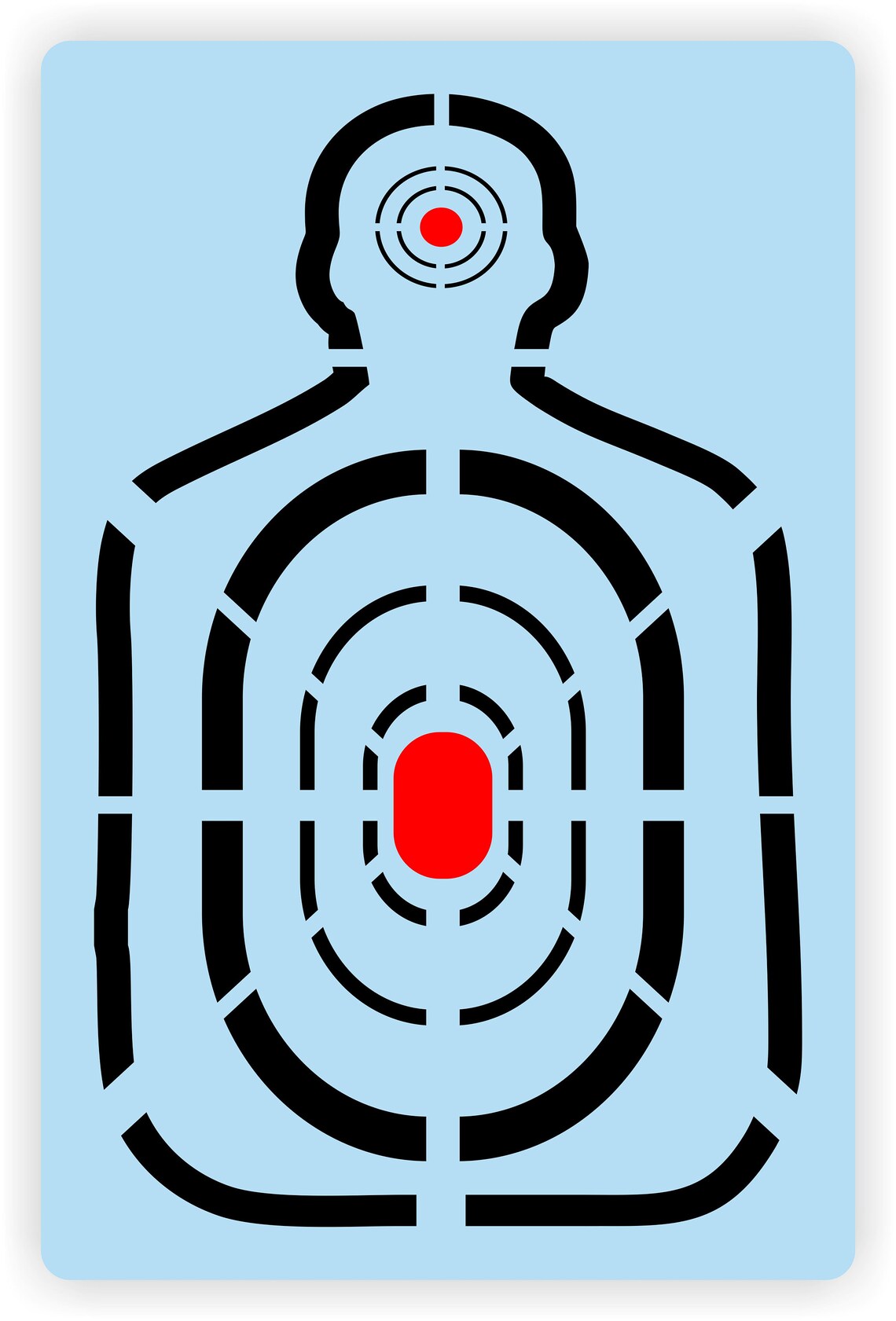 Shooting Targets STENCIL Super Bundle Paint Your Own Etsy