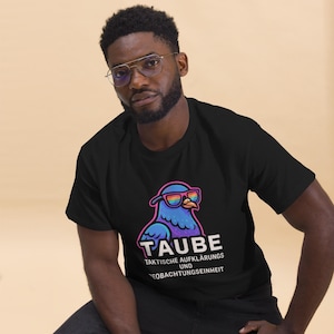 Camiseta de paloma – Estilo urbano Y2K – Divertida camiseta de pájaro – Diseño de dibujos animados de vaporwave – Diseño unisex