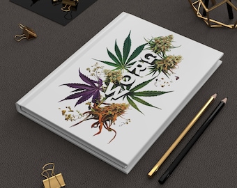 Floral Grow Journal, Matte Hardcover, Gardening & Self-Love