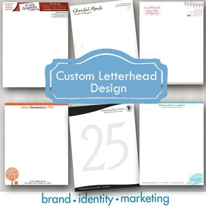 Diseño de membrete, membrete comercial, membrete de PTO, membrete de evento, identidad comercial, marca de PTO, diseño gráfico comercial