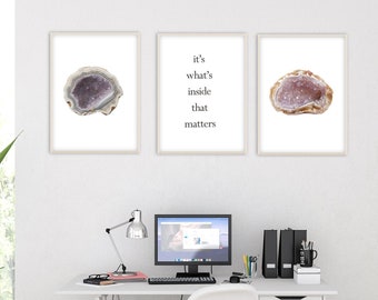 Geode Decor, geode decorations, geode home decor, geode gift, rock geek decor, crystal decor, dorm decor