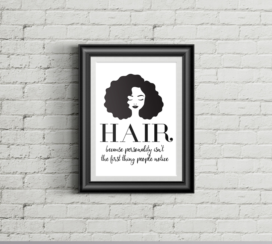 Buy Hair Stylist Art, Hair Salon Decor, Beauty Salon Decor