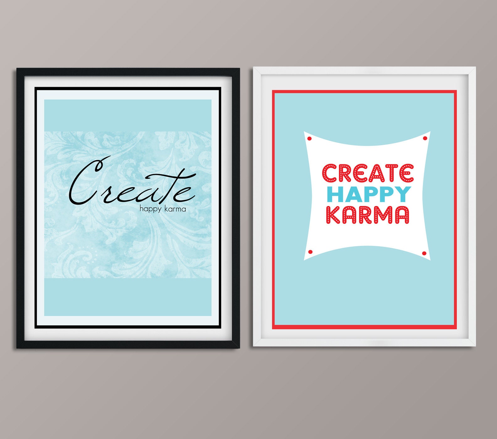 Happy Karma DIGITAL IMAGE Poster Karma Quote Inspiration | Etsy