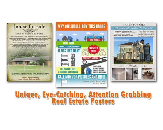 Custom Real Estate Flyers, Real Estate Marketing, Real Estate