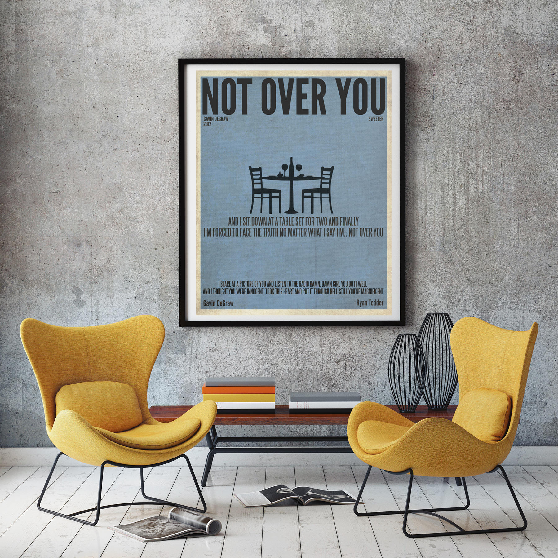 Not Over You Gavin DeGraw DIGITAL IMAGE Poster Music Not Over You Gavin DeGraw DIGITAL IMAGE Poster Music