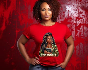 Camuflaje de guerrero de oración, clipart de niña negra, arte de botas cruzadas, pegatinas de planificador de fe, PNG de sublimación