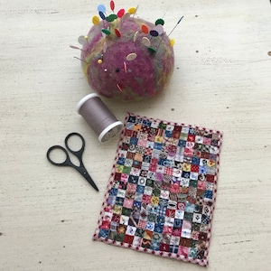 Made to Order Authentic Antique Fabric Dollhouse Miniature Patchwork Quilt Made to Order 1:12 Scale