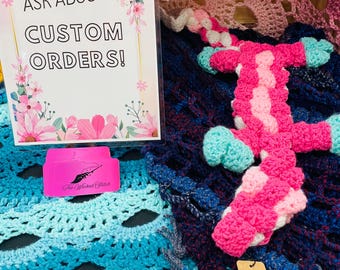 Beaded Lizard - Crocheted