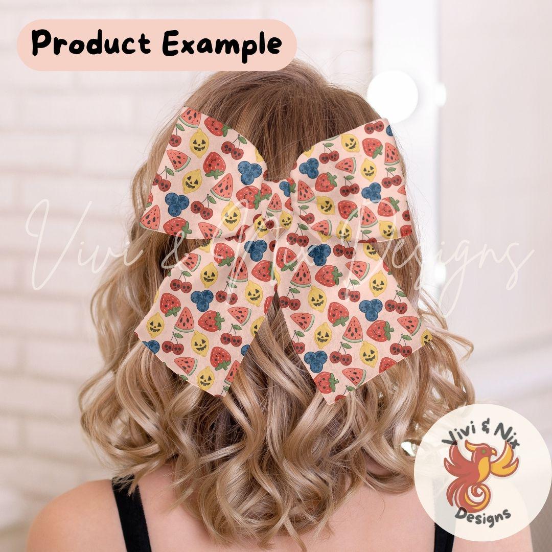 Cute Summerween Fruit Seamless Pattern, Halloween Watercolor Fruit PNG ...