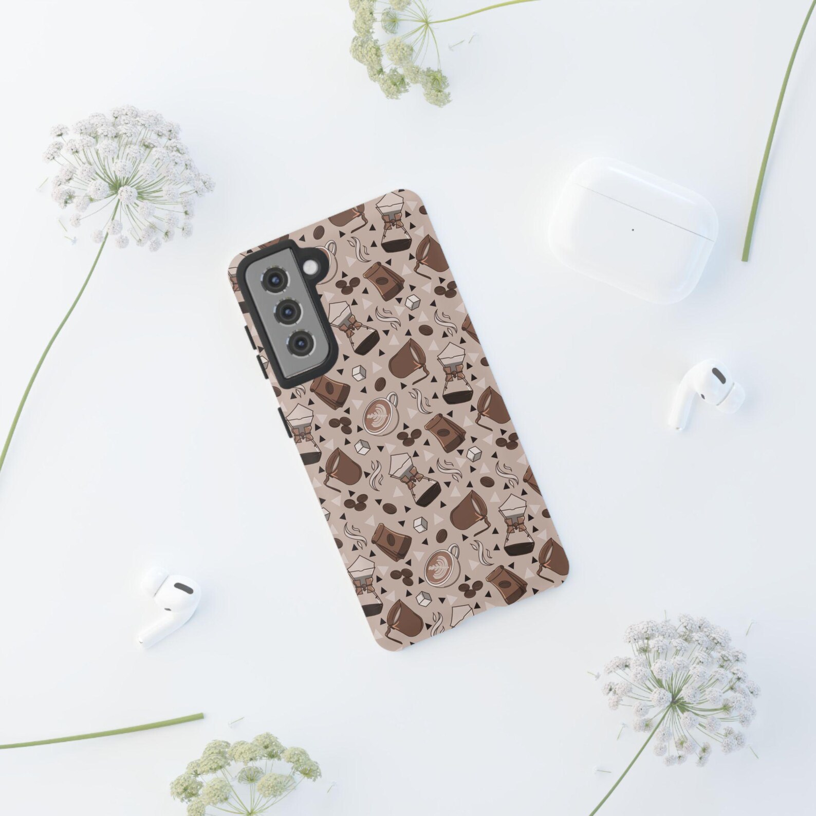 Cream Coffee Mobile Case Cover