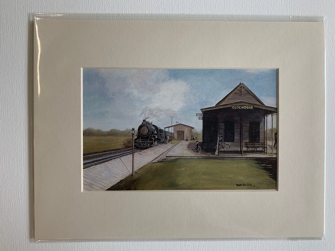 Cutchogue Train Station, 1910, Print Etsy