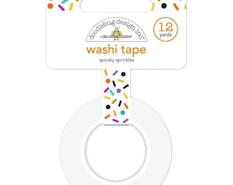 Doodlebug Design Spooky Sprinkles Washi Tape Pumpkin Party