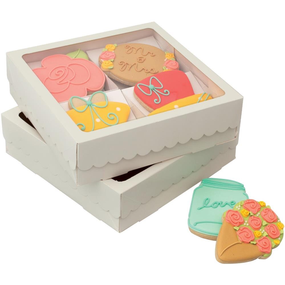 White Cookie Boxes Set of 3 Sweet Sugarbelle Cookie Box Kit Etsy