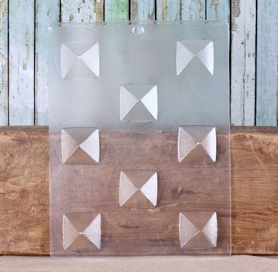 Pyramid Chocolate Molds Set, Pyramid Candy Molds, Pyramid Truffle Molds, Wedding Favor Candy Molds, Candy Moulds, Chocolate Moulds (2ct) Il_570xn