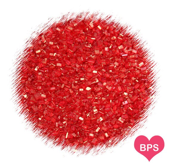 Red Sparkling Sugar Red Sprinkles Christmas Cookie Etsy