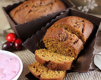 Mini Bread Loaf Baking Pans, Mini Brown Loaf Pans, Mini Baking Pans, Mini Pound Cake Pan, Mini Paper Loaf Pans, Disposable Loaf Pans (16ct)