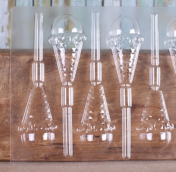 Ice Cream Cone Lollipop Molds Ice Cream Chocolate Molds Etsy