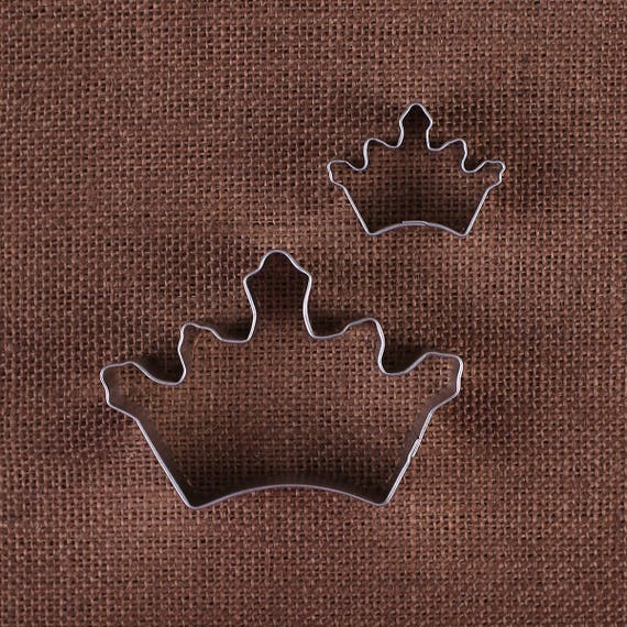 Crown Cookie Cutters Princess Crown Cookie Cutter Princess Etsy