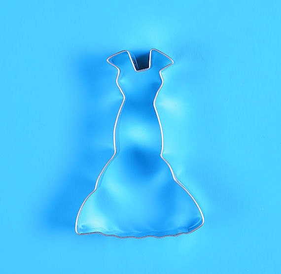 Wedding Dress Cookie Cutter Little Black Dress Cookie Etsy