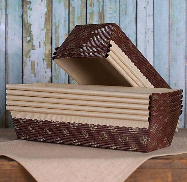Bakeware Brown Loaf Pans Christmas Loaf Pans Disposable Loaf Pans Paper Loaf Pans Christmas Loaf Pan Holiday Bread Loaf Pans