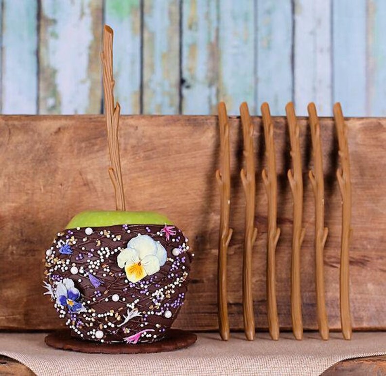 Wilton Branch Sticks Candy Apple Sticks Caramel Apple Sticks Reusable Apple Sticks Treat Sticks Cake Pop Sticks Fall Baking