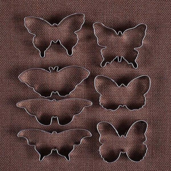 Butterfly Cookie Cutters Set, Easter Cookie Cutters, Spring Cookie Cutters, Summer Cookie Cutter, Metal Cookie Cutter, Biscuit Cutters