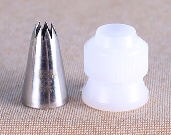 Open Star Icing Tip, Frosting Tip #22, Open Star Decorating Tips, Star Decorating Tubes, Star Icing Nozzle, Icing Tip, Cookie Decorating Tip