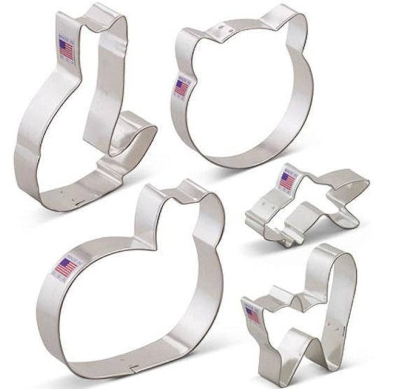 Crazy Cat Lady Cookie Cutters Cat Lover Cookie Cutters Cat Cookie Cutters Kitty Cat Cookie Cutters Fish Cookie Cutter