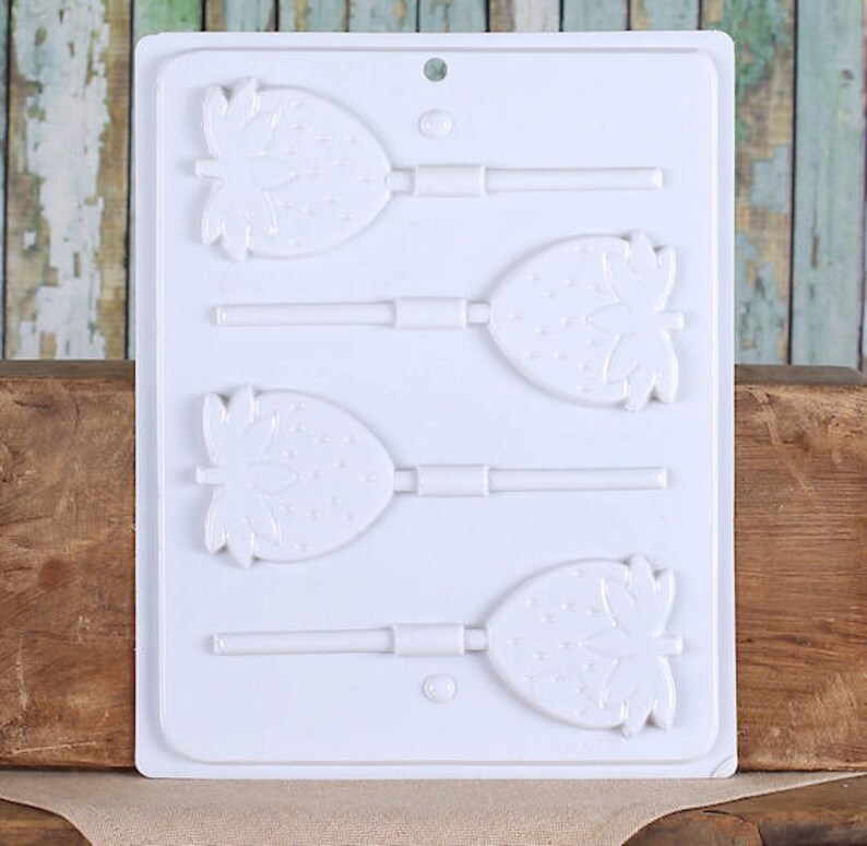 Strawberry Lollipop Molds Hard Candy Lollipop Molds Etsy