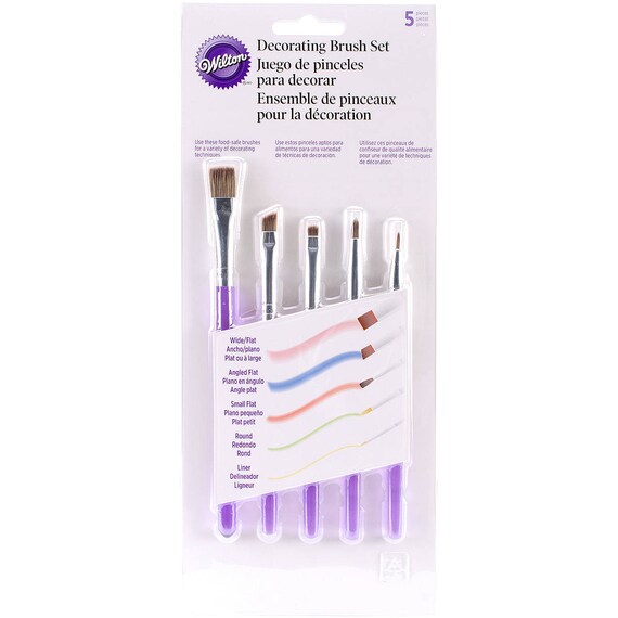 Cake Decorating Brushes Wilton Decorating Brushes Food Paint Brush Set Fine Tip Brushes Cake Decorating Brush Set