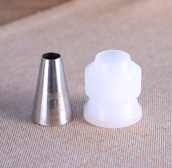 Plain Frosting Tip Frosting Tip 12 Round Icing Nozzle Etsy