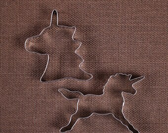Unicorn Cookie Cutter Set, Unicorn Party Cookie Cutter, Unicorn Head Cookie Cutters, Metal Cookie Cutters, Sugar Cookie Cutters
