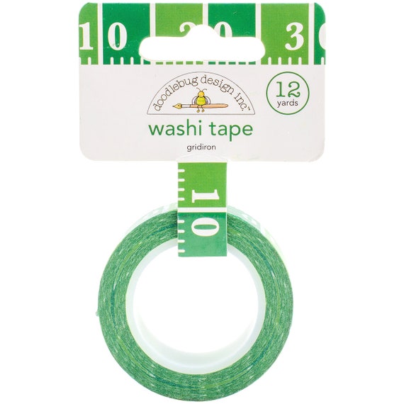 Football Washi Tape / Football Yard Line Washi Tape / Doodlebug Washi Tape / Super Bowl Party Supplies / Football Tape / Craft Supplies Il_570xn