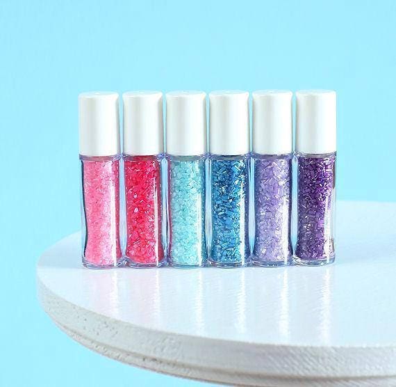 Sprinkle Party Favors: Mermaid Sparkling Sugar / Mermaid Sprinkle Set / Kids Party Favors / Sprinkle Sampler Il_570xn