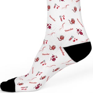 Vascular Surgery Cushioned Crew 3/4 Length Sock