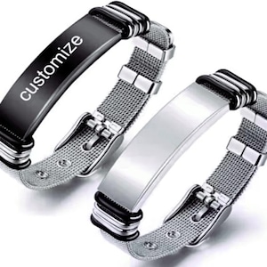 Prezent dla chłopaka Prezent na rocznicę dla męża Bransoletka z ukrytym komunikatem dla mężczyzn Prezenty dla niego Spersonalizowany, wyjątkowy prezent Bransoletka na zamówienie