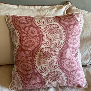 Waverly Fabric Throw Pillow