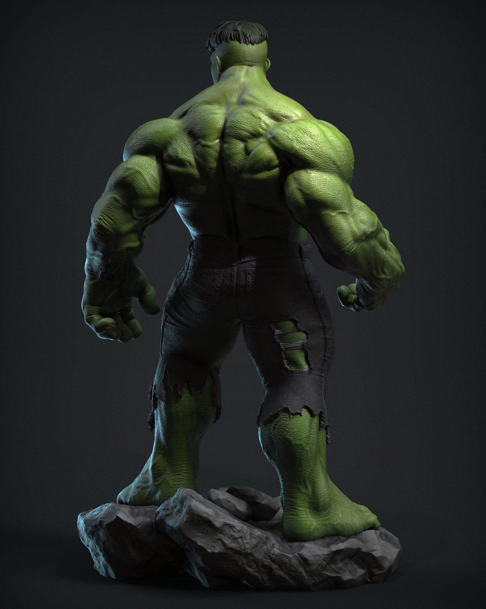 Hulk Avengers Marvel Statue 3d Printer 3d Model Stl Files - Etsy
