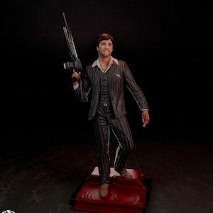 Fichiers stl de l'imprimante 3D Tonny Montana Statue modèle 3D