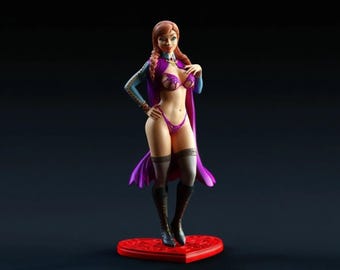 Ana Frozen Winter Princess Statue - 3D Model STL for Printing & Painting
