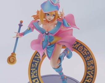 Dark Magician Girl 3d Model 3d Printer stl files