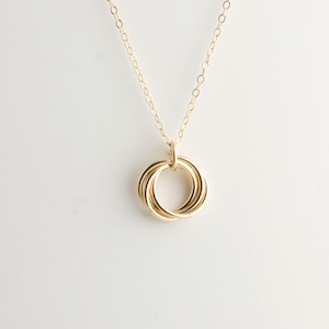 14k Gold Fill Infinity Love Knot Necklace