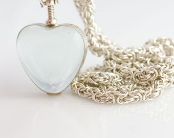 Ultimate Sweetheart Locket Necklace - Sterling Silver Byzantine