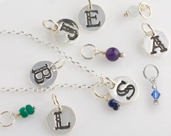 Letter Initial Charm - Fine Silver .999