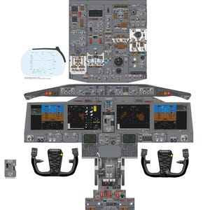 Boeing 737 MAX Cockpit Poster - Etsy