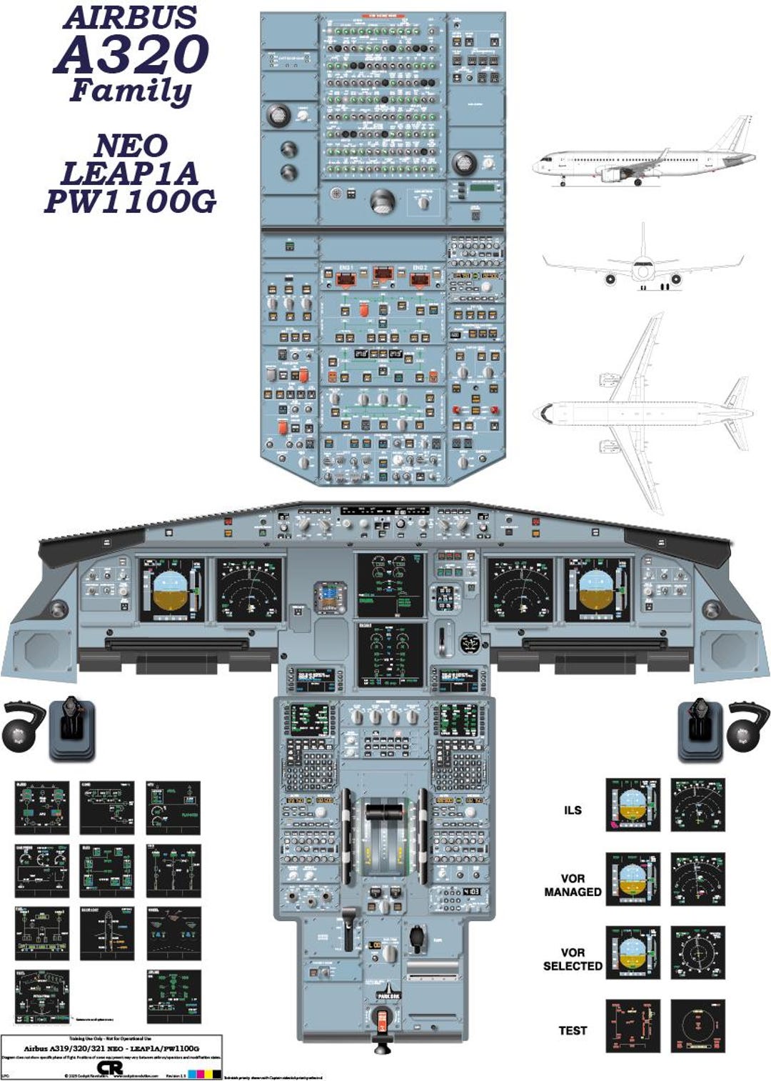 Airbus A320 NEO Family Powered by LEAP1A or PW1100G - Etsy