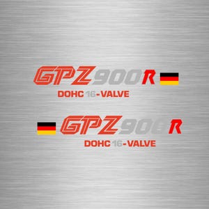Sticker GPZ900R A6 from Kawasaki Complete Set Sticker Decal